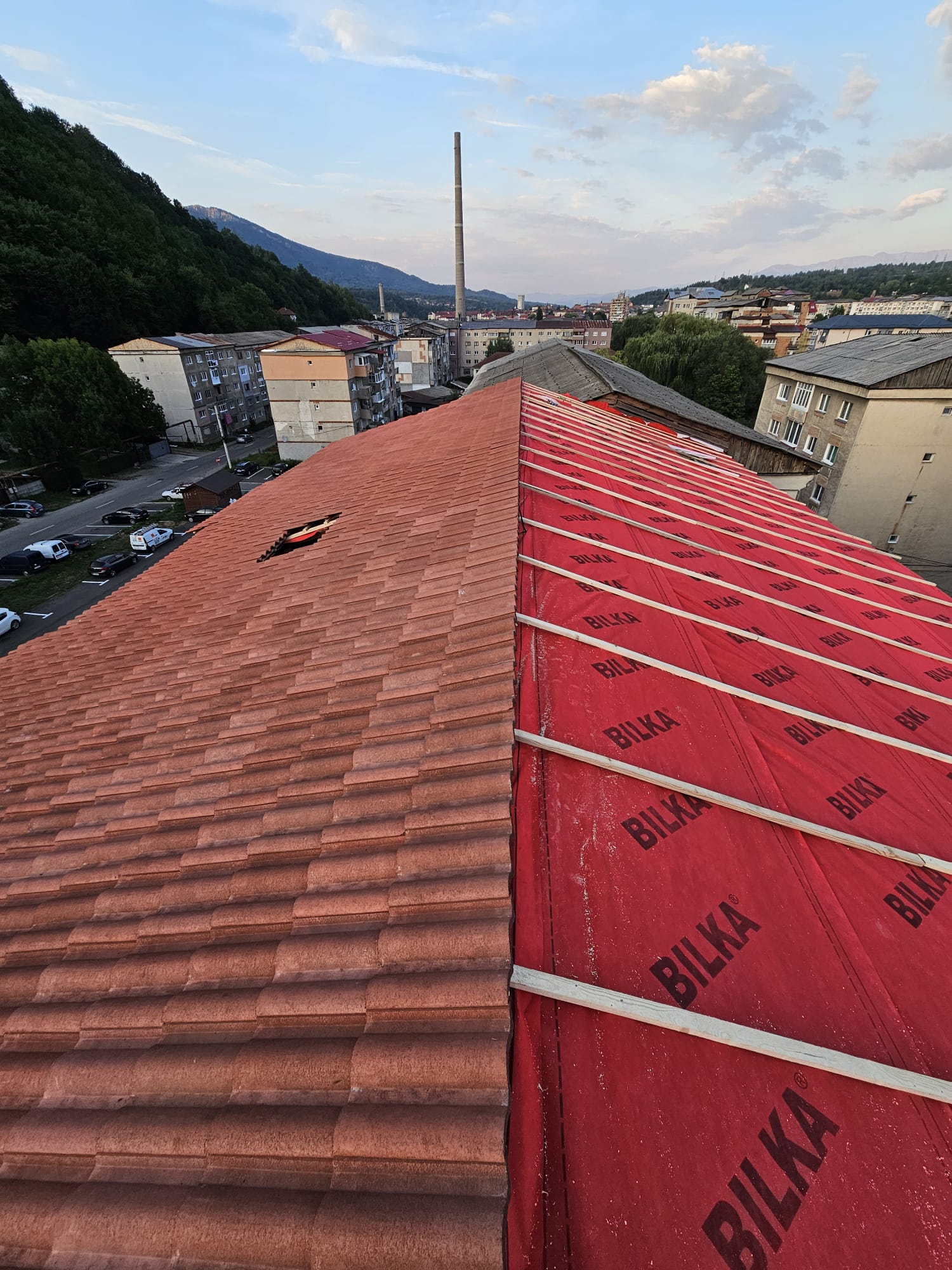 Montaj țiglă beton 5